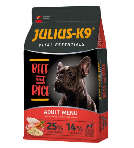 JULIUS K-9 Vital Essentials Adult  Beef&Rice 3kg 
