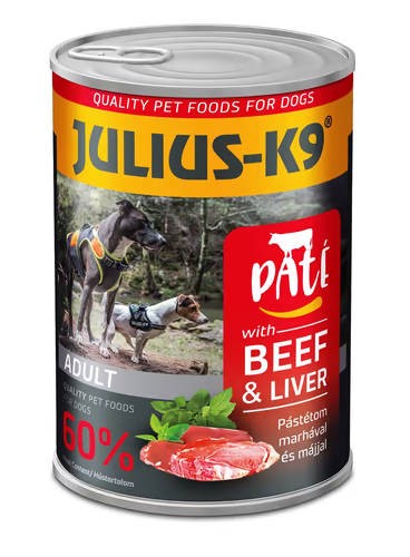 JULIUS - K9 paté beef and liver  400g