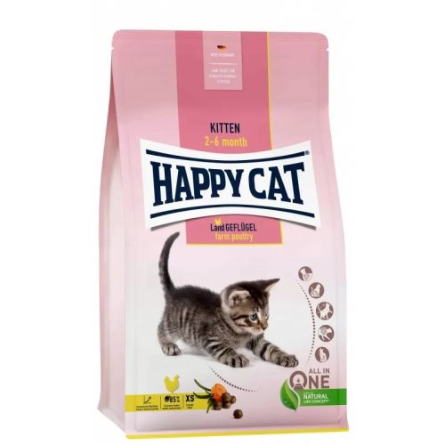 Happy Cat KITTEN BAROMFI 4 KG