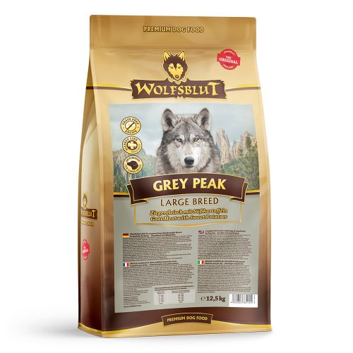 Wolfsblut Grey Peak Large Breed - Kecske édesburgonyával 12,5 kg